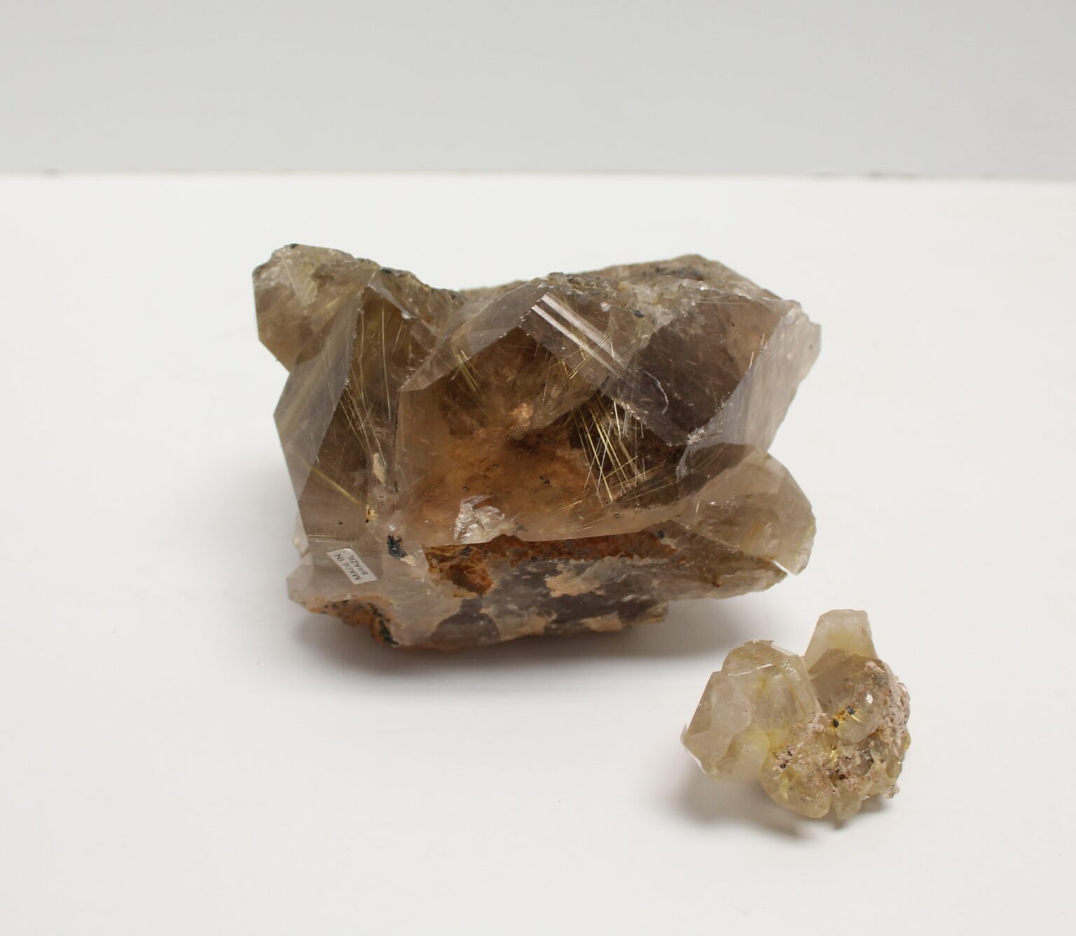 Rutilated Quartz Cluster