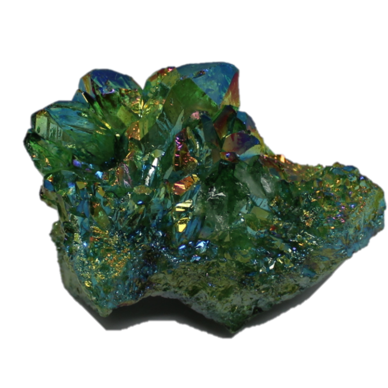 Green Aura Quartz Clusters