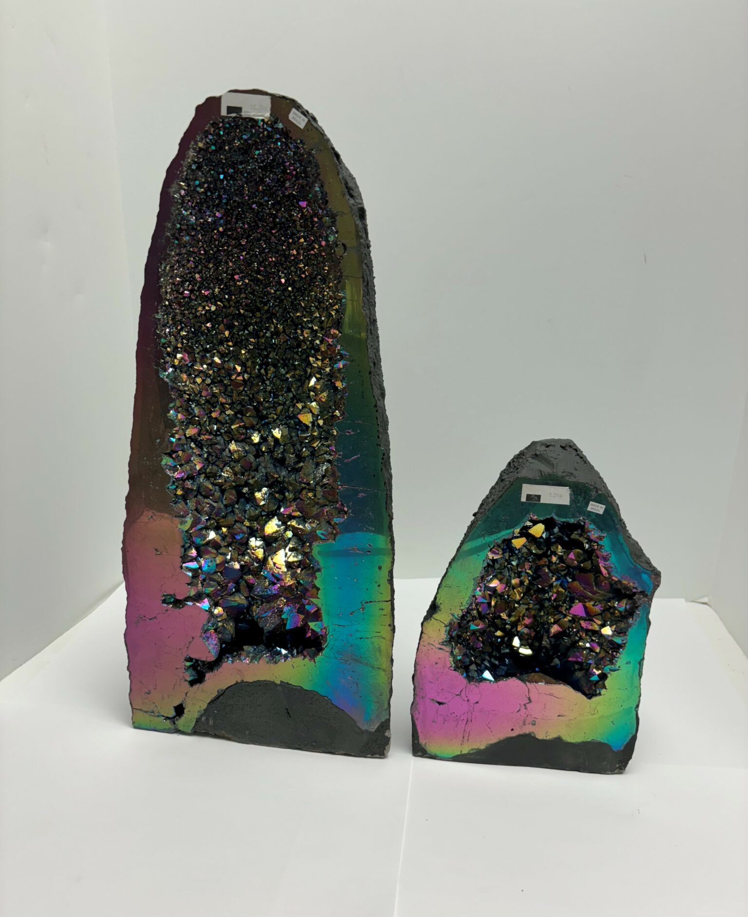 Rainbow Aura Amethyst Cathedrals