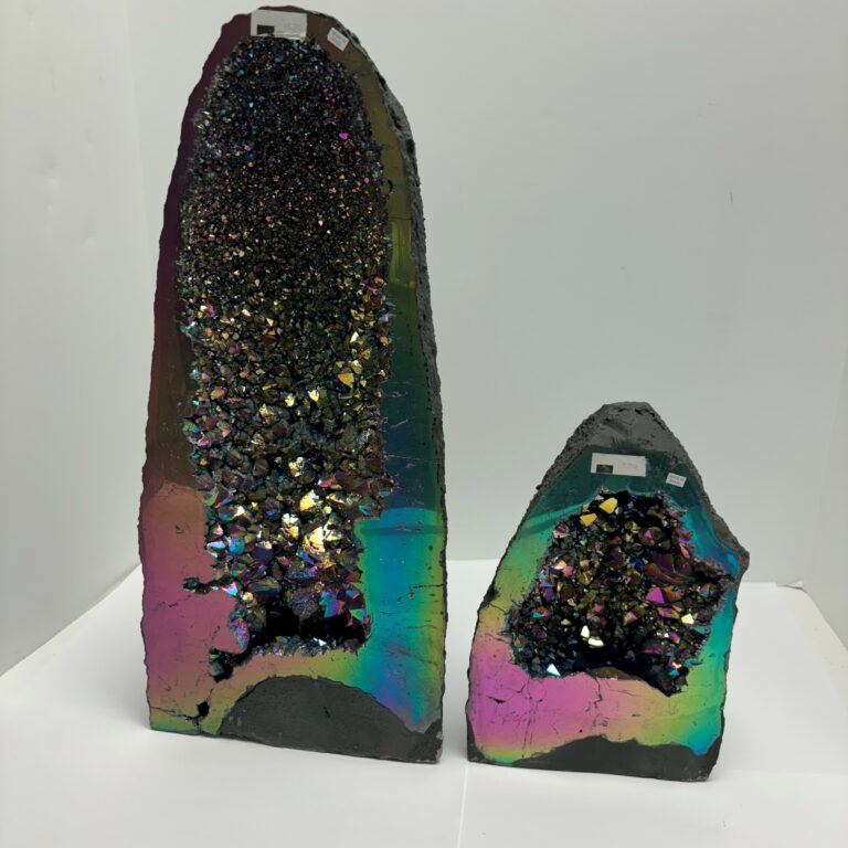 Rainbow Aura Amethyst Cathedrals