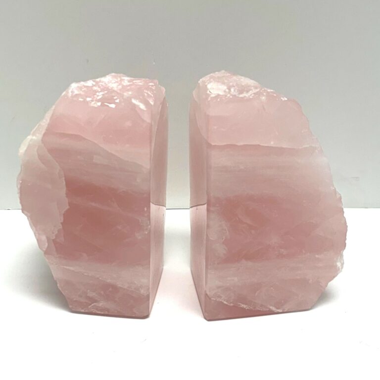 Rose Quartz Bookend Pairs