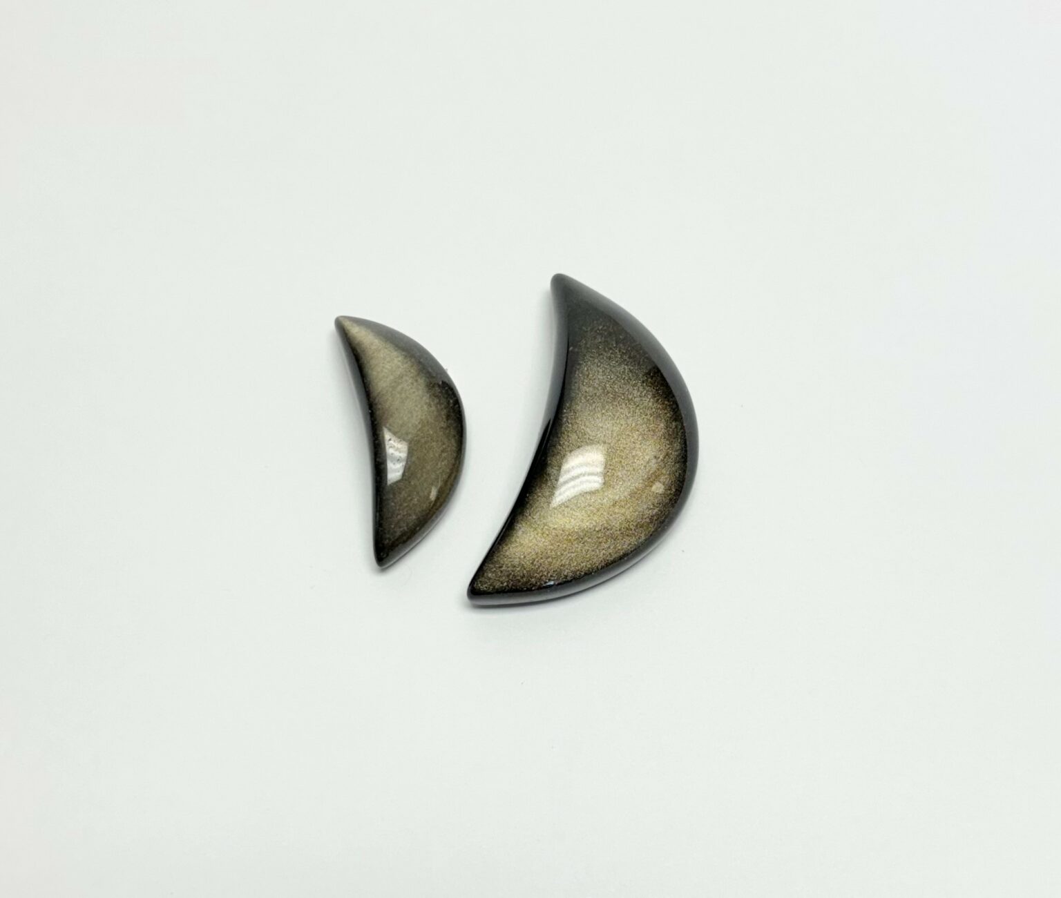 Gold Sheen Obsidian Moon