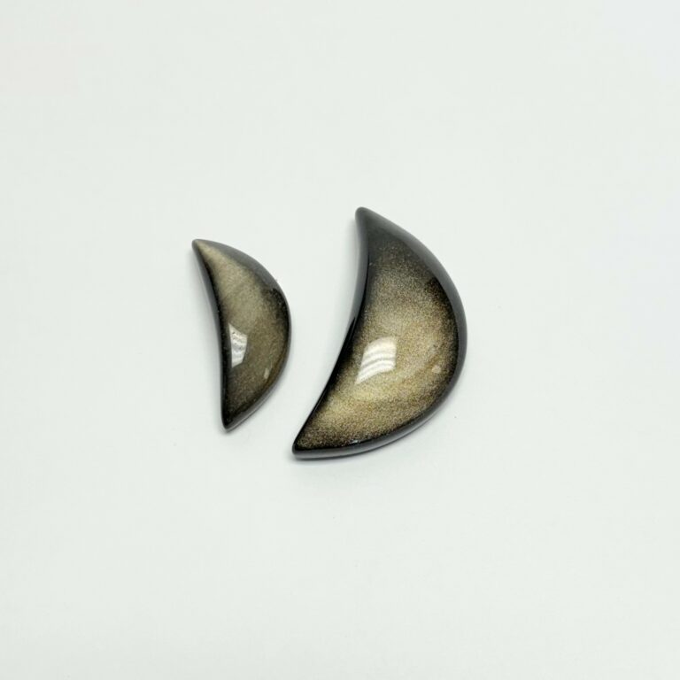 Gold Sheen Obsidian Moon