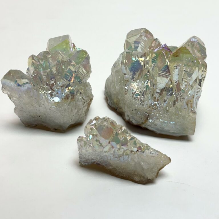 (Indian) Angel Aura Quartz Clusters