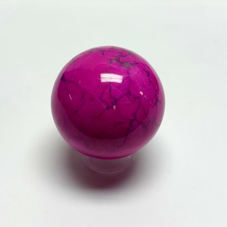 50mm Pink Howlite Sphere