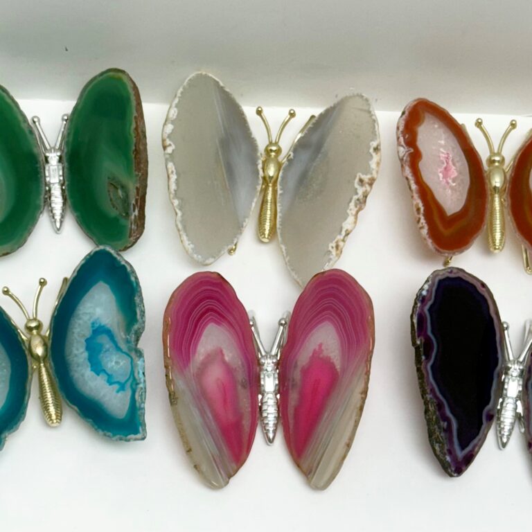 Agate Slice Butterfly