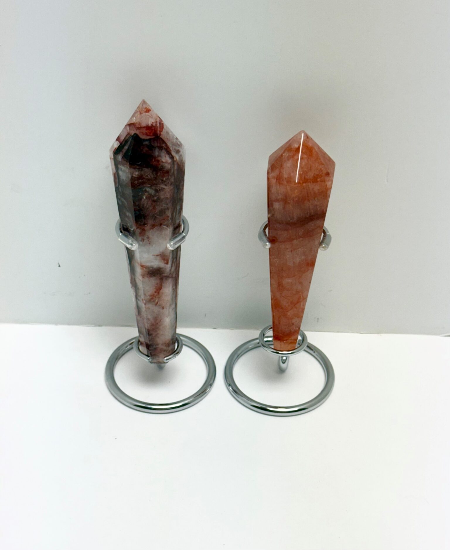 Fire Quartz Metal Stand