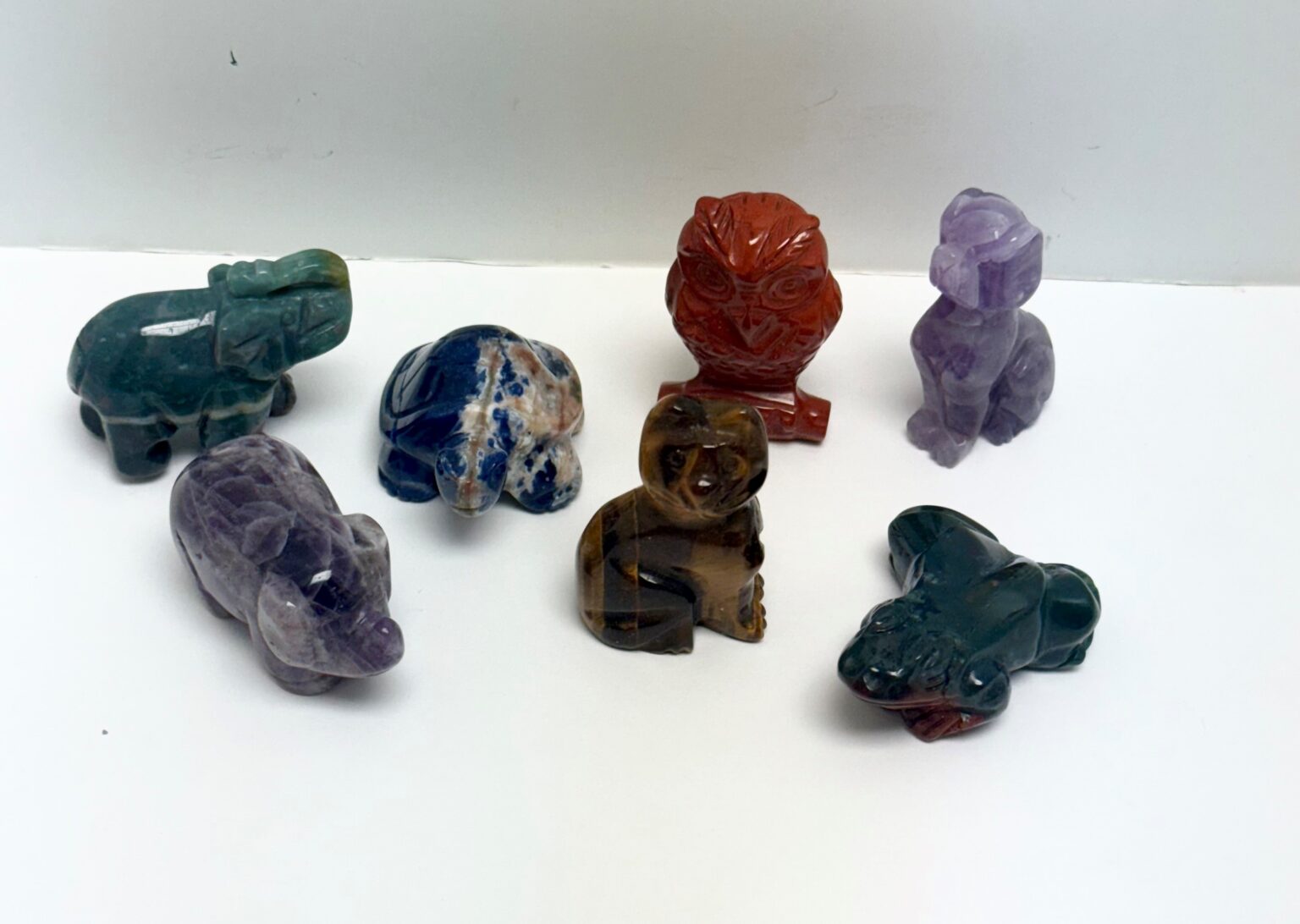 Polished Animal Carvings