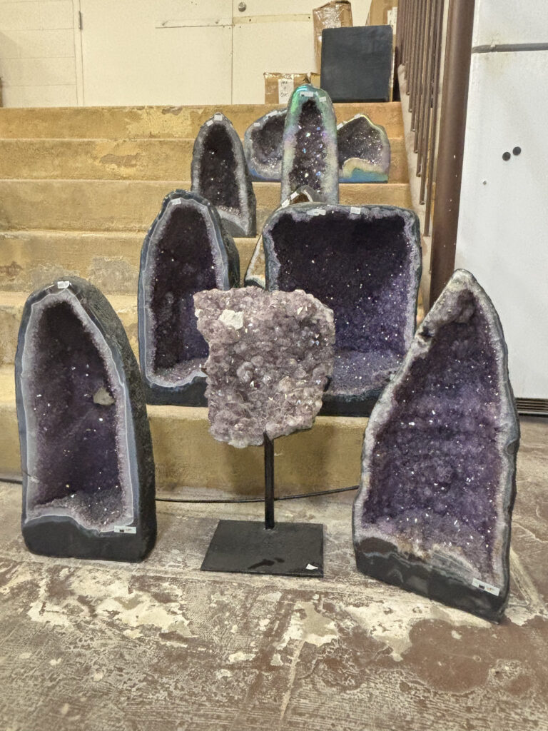 Amethyst specimen pieces